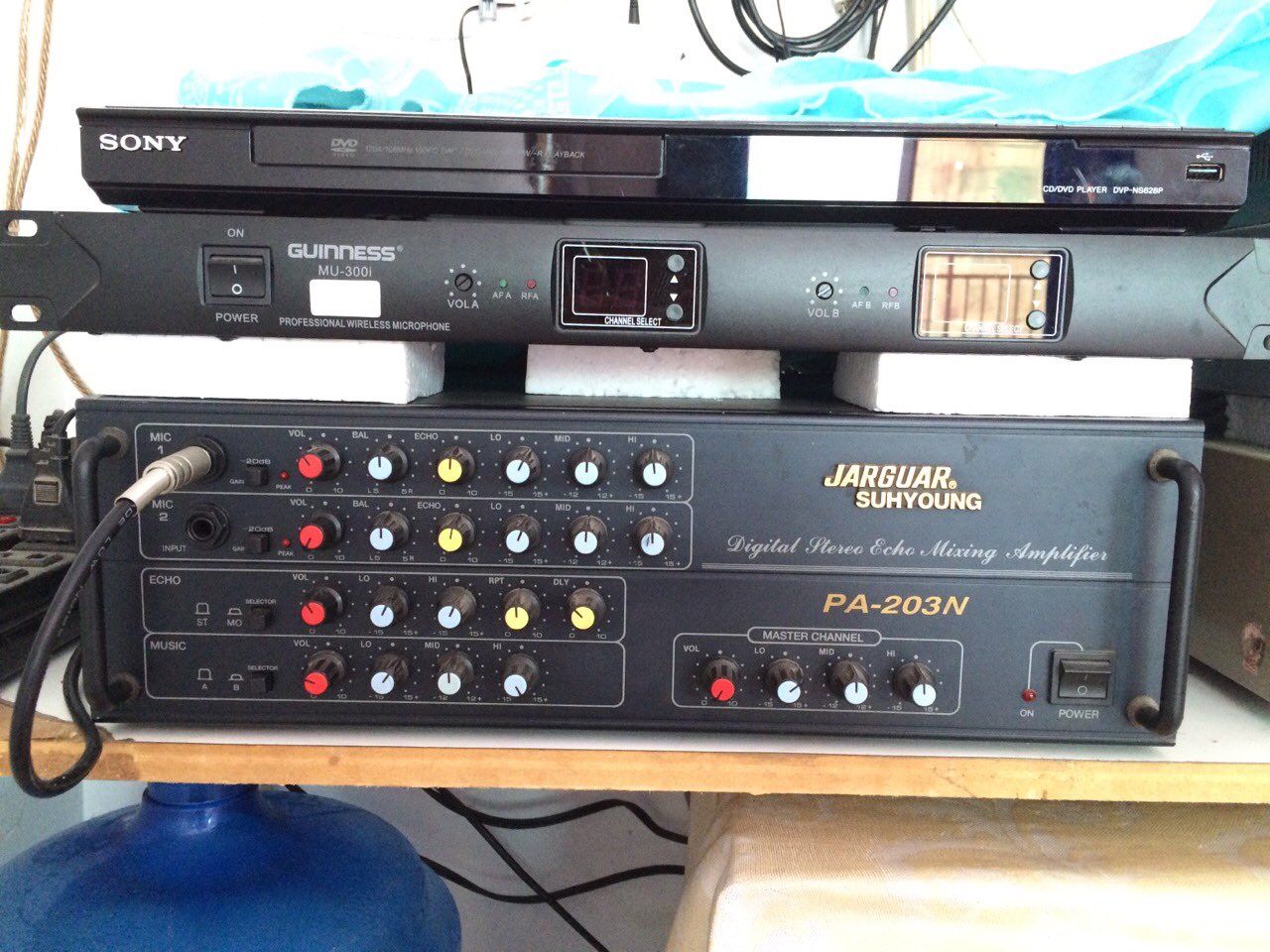 Bộ Karaoke Cực hay: Amply Jarguar PA-203N, DH3600, Sub Yamaha SW515 - 6