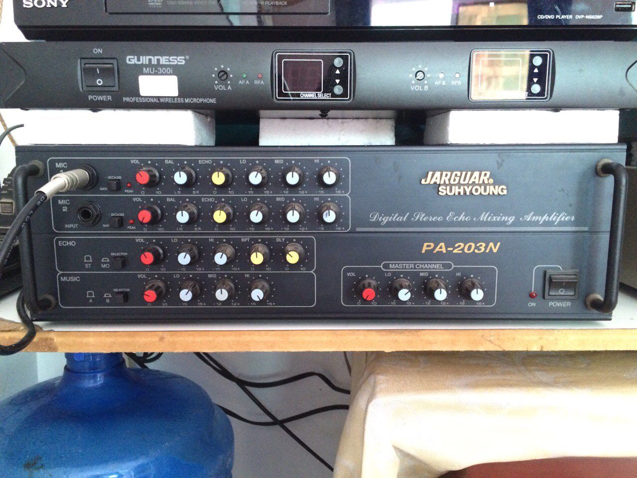 Bộ Karaoke Cực hay: Amply Jarguar PA-203N, DH3600, Sub Yamaha SW515 - 7