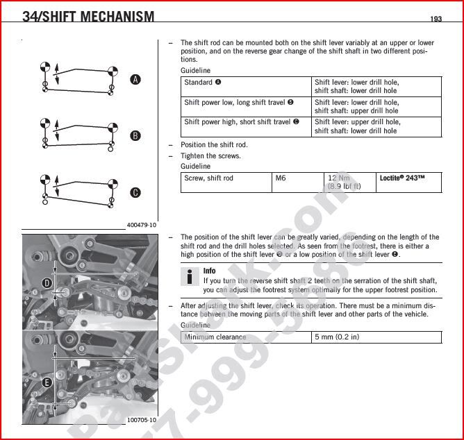 Problems Adjusting Shift Linkage KTM Forums