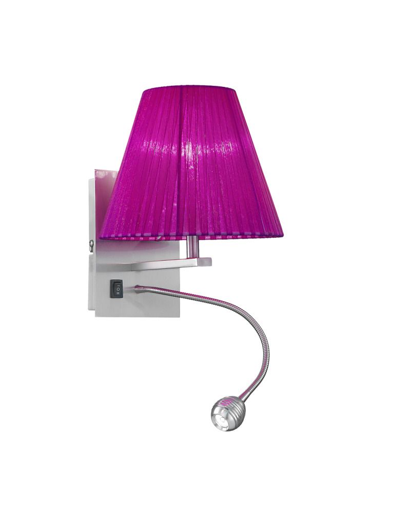 Applique abat jour plafoniera lampada parete led moderna 4 colori ... Lampadario vetro moderno led 4000k