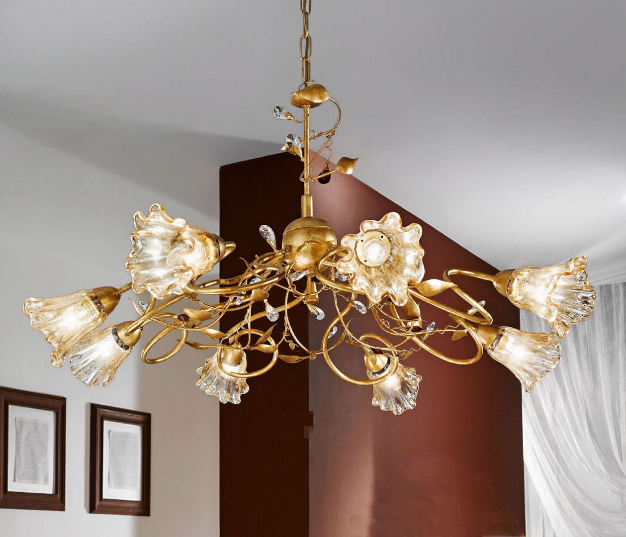 Lampade moderne a sospensione per cucina: lampade e lampadari da ... Lampadari a soffitto bagno rose