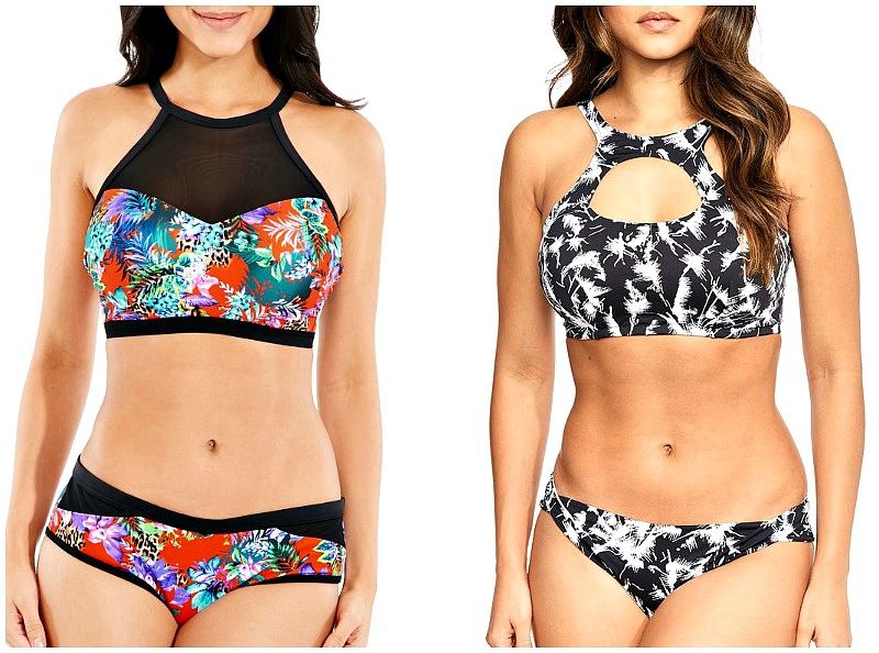 Underwire Bikini Tops and Bra Sized Swimwear by Cup Size