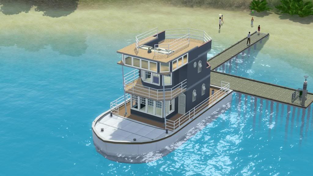 The Sims 3 – Building a Houseboat for The First Time | TS3 