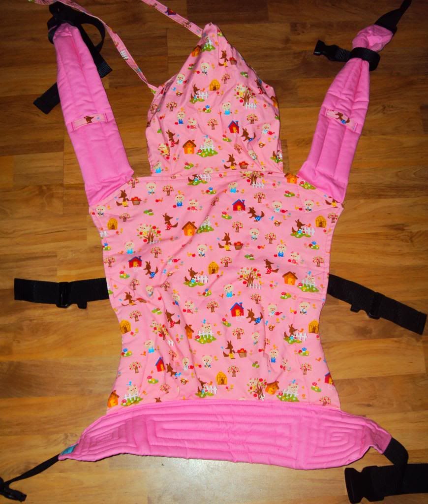 Dream Carriers custom girly 3 little pig SSC carrier petite Dream Carriers custom girly 3 little pig SSC carrier petite