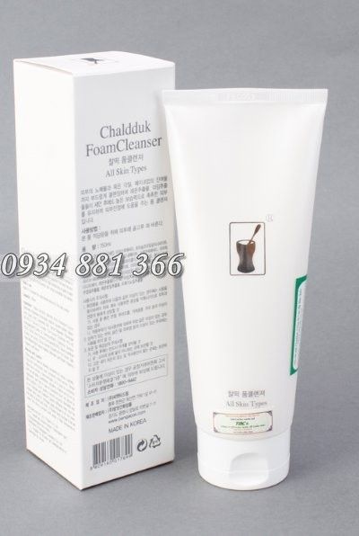 Sữa rửa mặt trắng da ngừa mụn Chaldduk Foam Cleanser