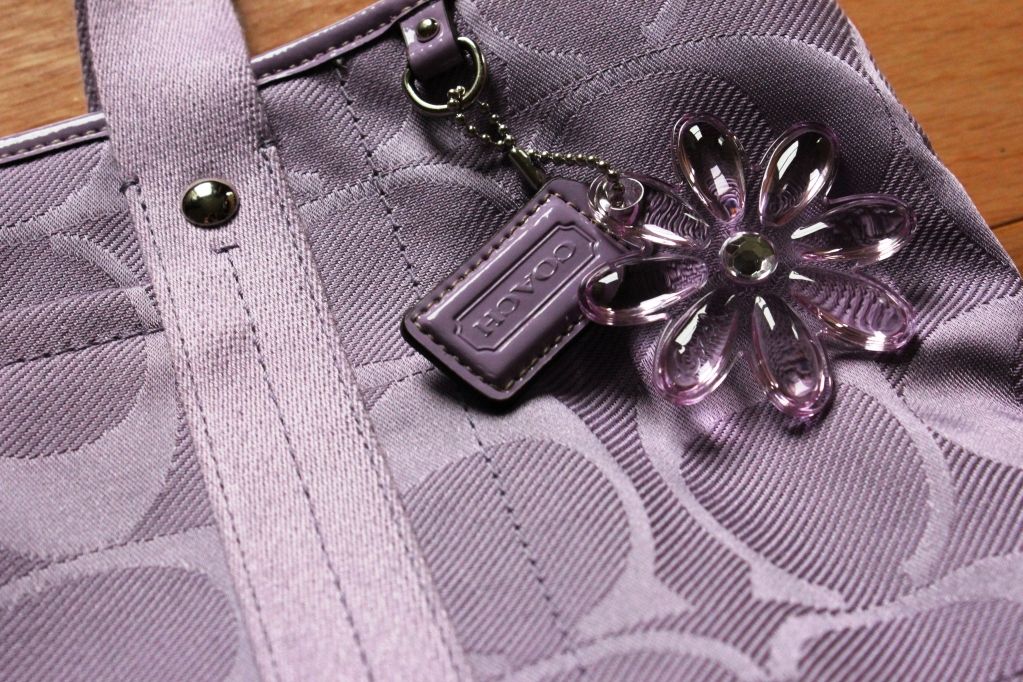 Coach Bag With Flower
