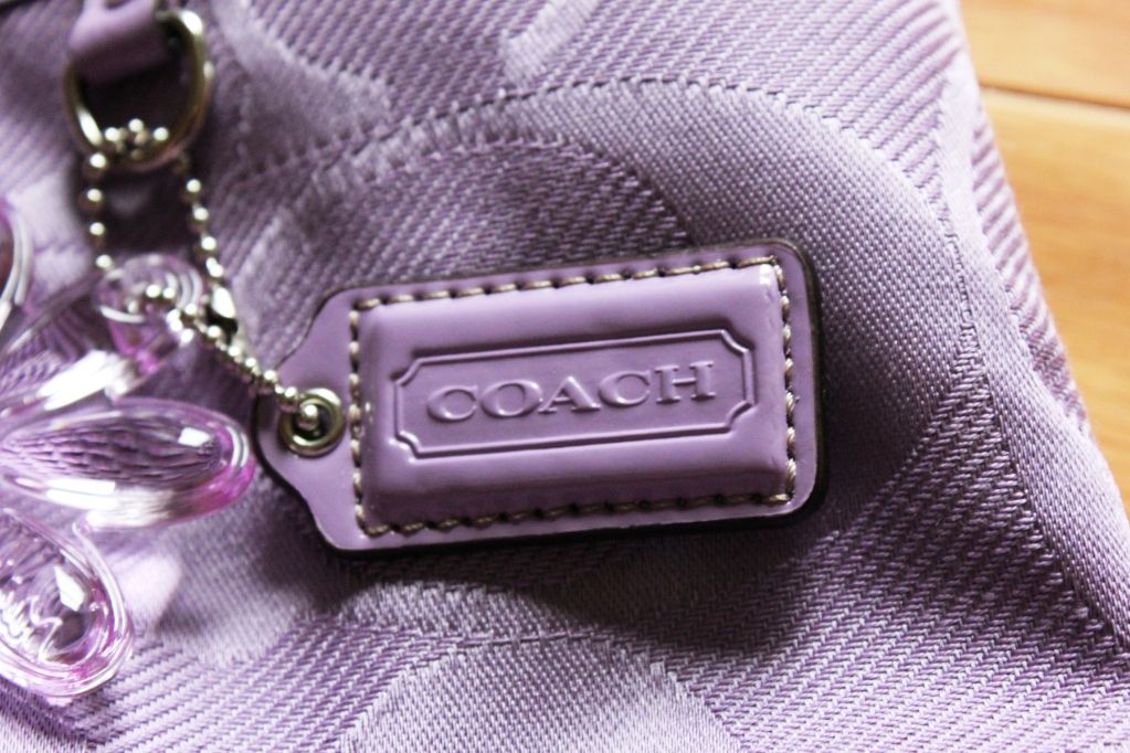 Purple Coach Tag