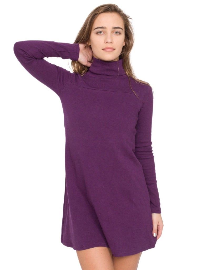 American Apparel Purple Dress