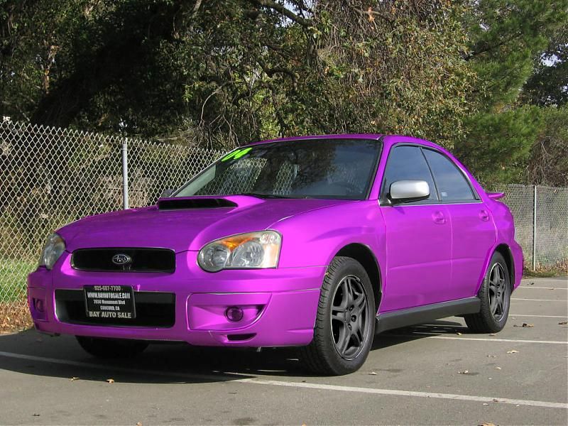 Purple Subaru