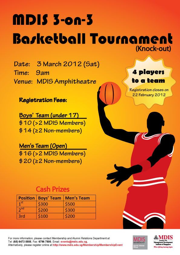 basketball tournament posters