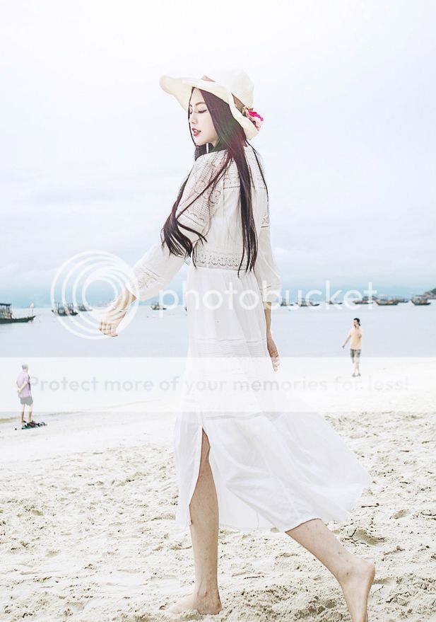 LONG DRESS IMPORT - SUMMER DRESS - BAJU PANTAI WANITA KOREA