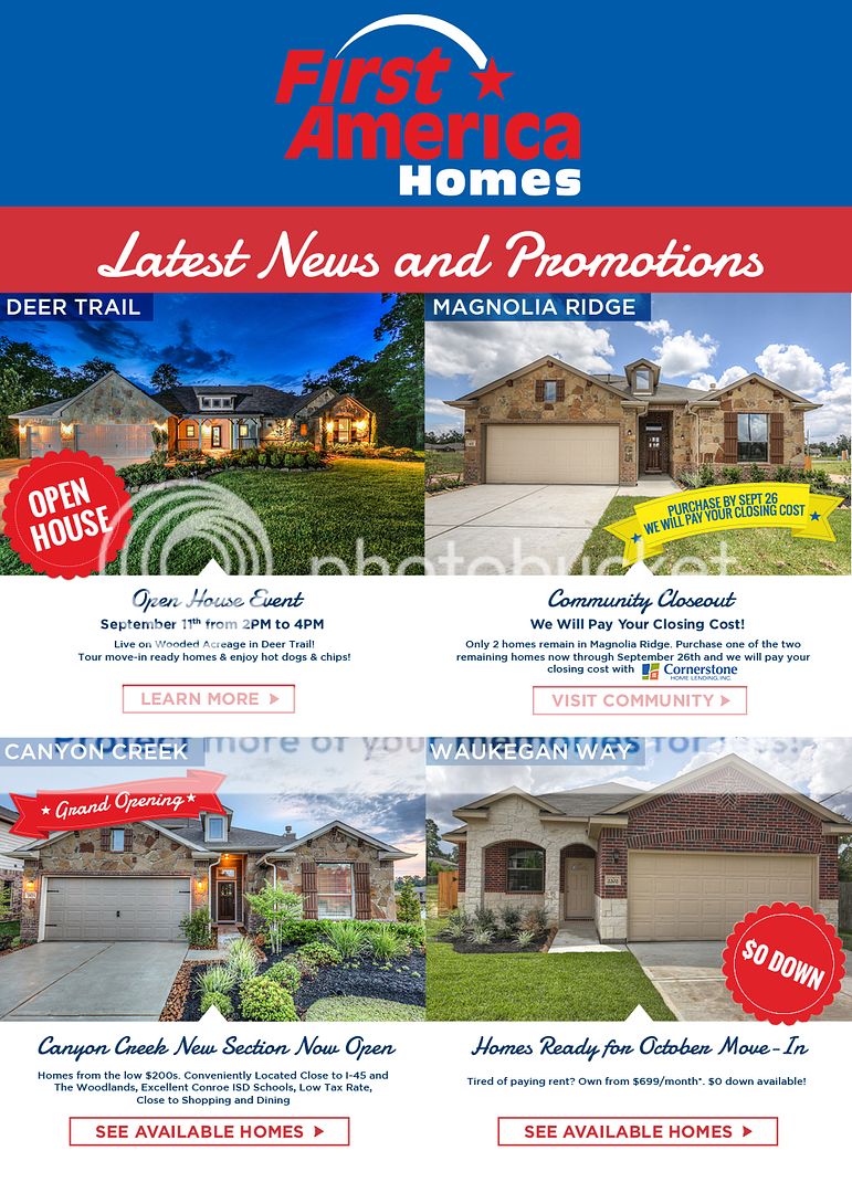 First America Homes August Newsletter